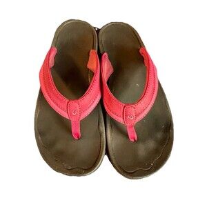 Olukai Ohana Women’s US Size 8 Beach Sandals Flip Flop Thong Pink